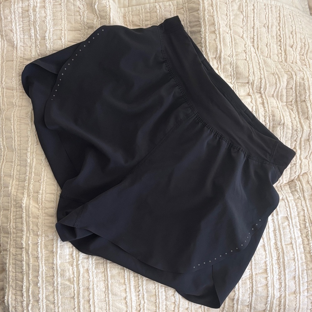 Lululemon Black Fast and Free shorts XS